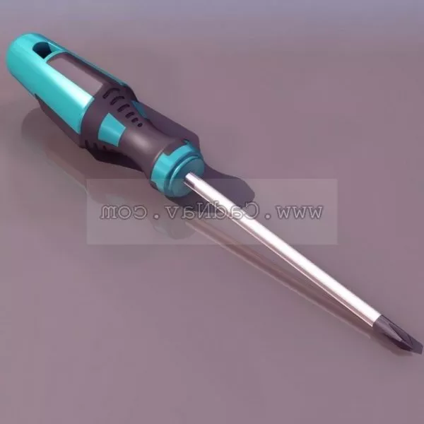 Flat Head Screws 3d model