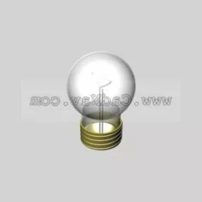 Screw Socket Bulb Design 3d model