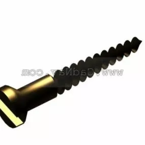 Machine Screw Spike 3d model