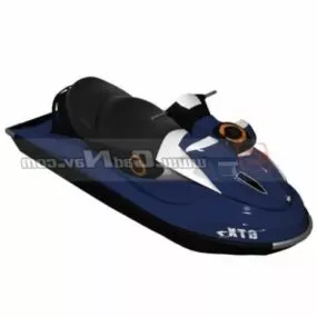Watercraft Sea Jet Boat 3d model