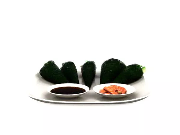 Seafood Sushi Food 3d model Seafood Sushi Food 3d model