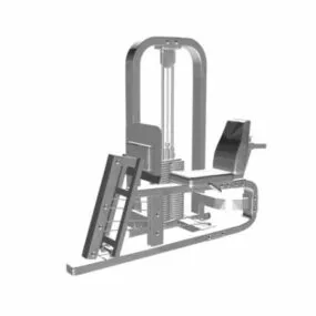 Industry Seated Rowing Machine 3d model