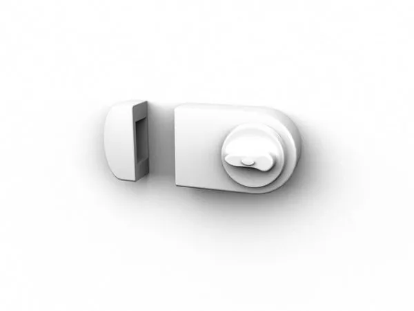 Rustic Padlock And Key 3d model