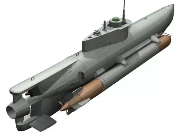Mini Submarine Vehicle 3d model