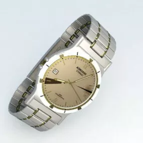 Sekonda Quartz Watch 3d model