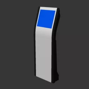 Standing Self Service Kiosk 3d model