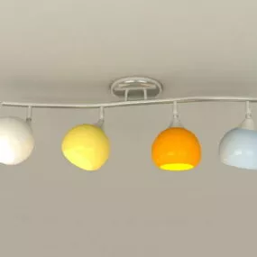 Flush Ceiling Lights Decoration 3d model