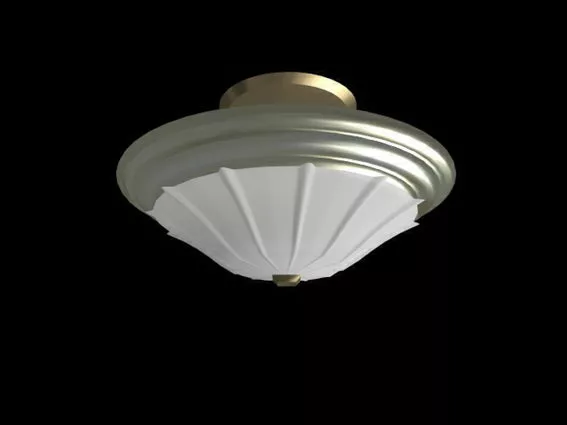 Semi Flush Home Ceiling Lighting Fixture 3d model Semi Flush Home Ceiling Lighting Fixture 3d model