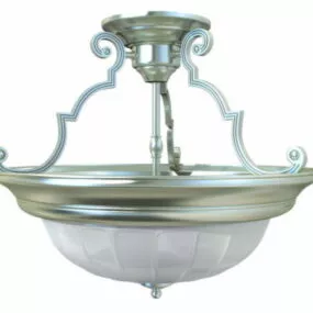 Semi Flush Ceiling Mount Light Fixture 3d model