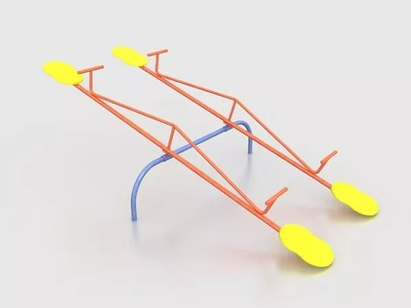 Seesaw Kindergarten Toy 3d model