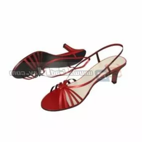 Beauty Ladies Sandals 3d model