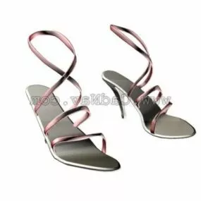 Beauty Fashion Women Sandals 3d model