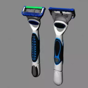 Man Shaving Razor 3d model