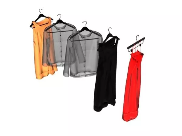 Hanger Steel Frame 3d model