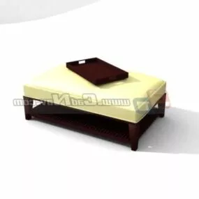 Rack Shoes Stool 3d model