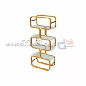 Shoe Store Display Rack 3d model