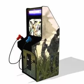 Supermarket Shooting Arcade Machine 3d model