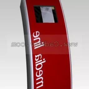 Office Showcase Model 3d model