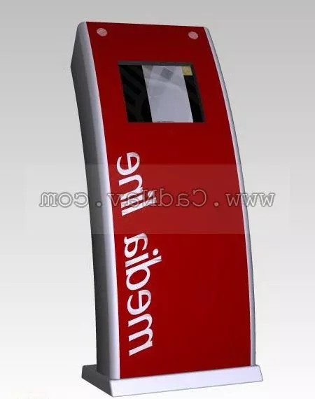 Product Showcase Cabinet For Market 3d model