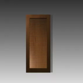 Home Furniture Shutter Door 3d model