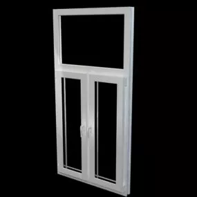 Home Design Hung Casement Window 3d model