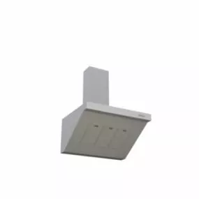 Side Suction Kitchen Range Hood 3d model