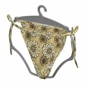 Women Fashion Side Tie Panties 3d model