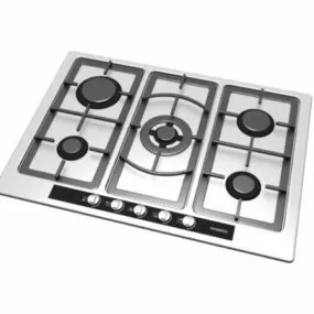 Siemens Kitchen Gas Cooktop 3d model