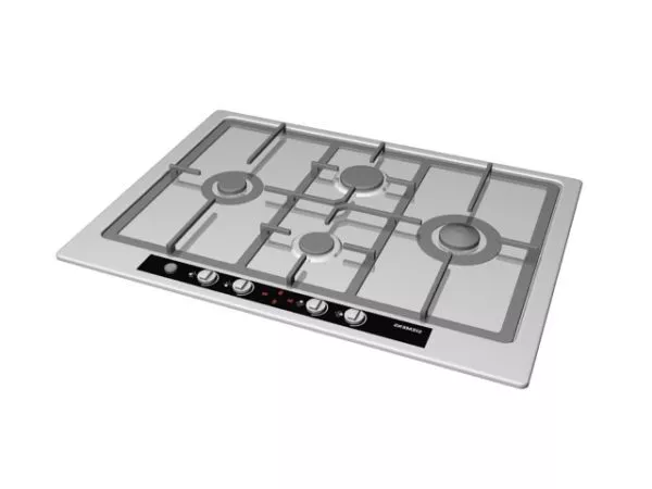 Siemens Gas Stove Old Style 3d model
