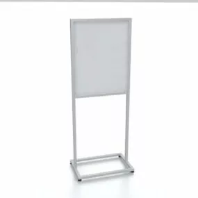 Office Sign Display Stand 3d model