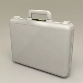 Travel Aluminum Briefcase 3d model