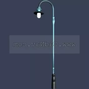 Simple Garden Light Design 3d model