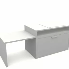 Minimalist Kitchen Countertop 3d model