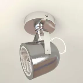 Studio Single Ceiling Mounted Spotlight 3d model