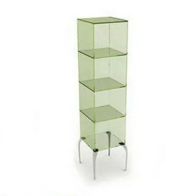 Exhibition Single Glass Display Cabinet 3d model Exhibition Single Glass Display Cabinet 3d model