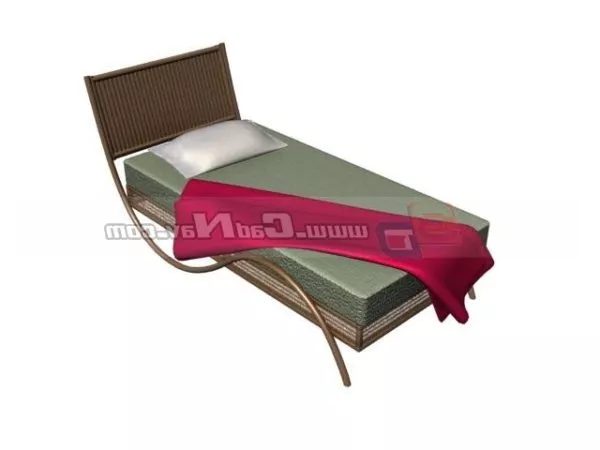 Kids Room Single Bed 3d model Kids Room Single Bed 3d model