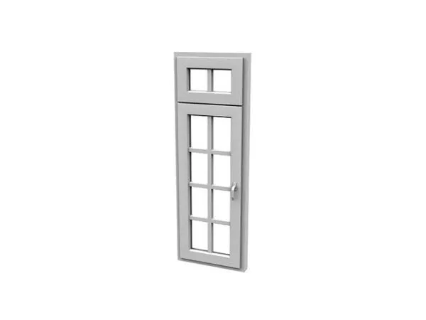 Home Single Casement Window 3d model Home Single Casement Window 3d model