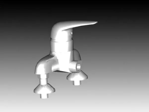 Decoration Inox Faucet Classic 3d model