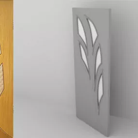 Single Leaf Furniture Composite Door 3d model
