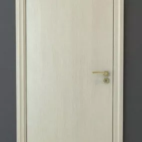 Single Solid Door Furniture 3d model