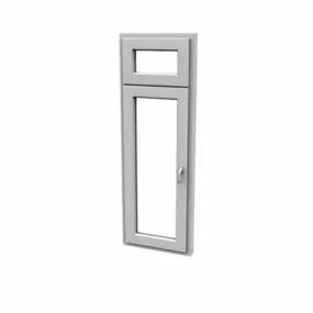Home Single Pane Casement Window 3d model