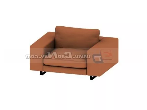 Single Seat Hotel Furniture 3d model Single Seat Hotel Furniture 3d model