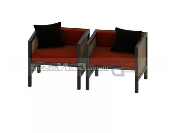 Furniture Single Seater Sofa Chairs 3d model Furniture Single Seater Sofa Chairs 3d model