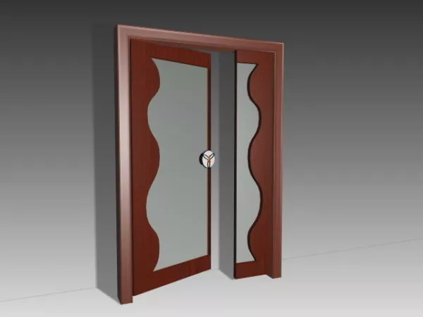 Vintage Swinging Door 3d model Vintage Swinging Door 3d model