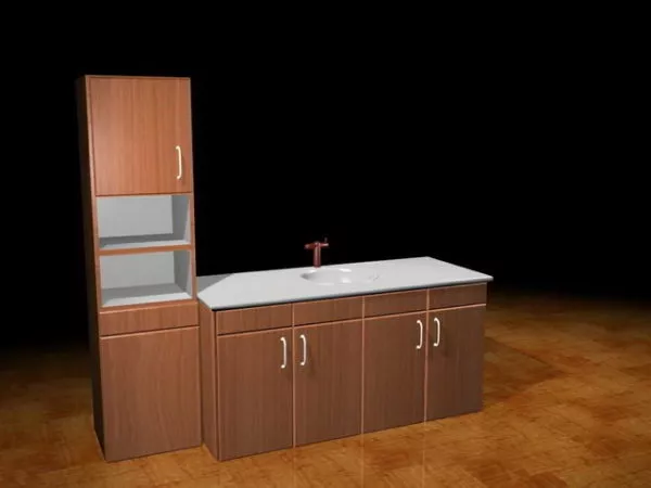 Smooth Edge Sink 3d model