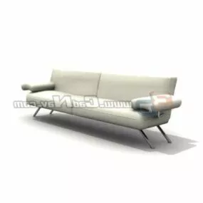 Sitting Room Interior Sofa Bench 3d model