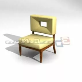 Living Room Low Chair 3d model