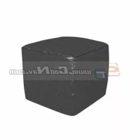 Sitting Room Furniture Storage Stool 3d model