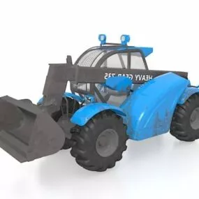 Construction Skid Loader 3d model