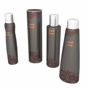 Cosmetic Skin Care Set 3d model
